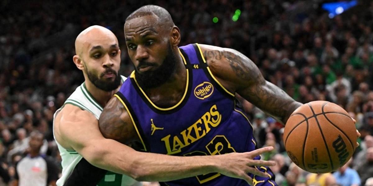 湖人险胜凯尔特人，艾顿送出助攻