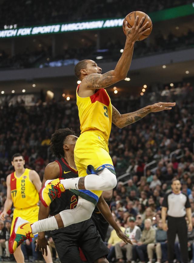 爵士绝杀意大利男篮,乔治·希尔制霸全场 爵士绝杀意大利男篮,乔治·希尔制霸全场